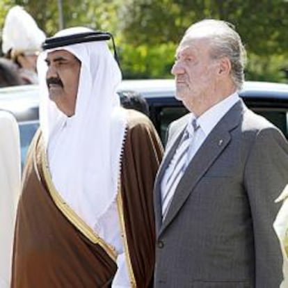 Visita oficial del emir de Catar a España