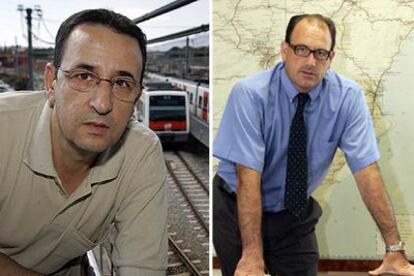 Joaquín Palomino (a la izquierda) y Vicente Miguel Ruiz son las personas que no pudieron comparecer en las Cortes Valencianas para hablar del accidente.