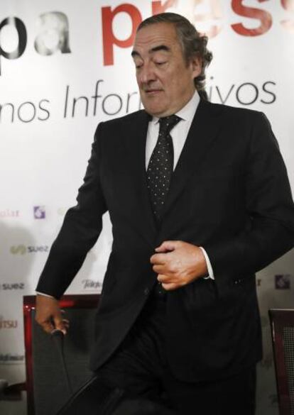 El presidente de la CEOE, Juan Rosell.