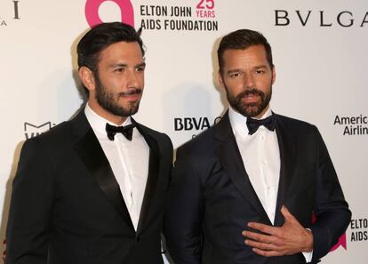 Ricky Martin y su marido Jwan Yosef.