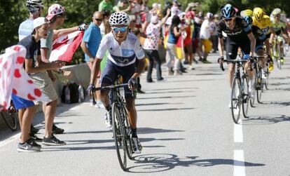 El ataque de Nairo Quintana en Alpe D'Huez