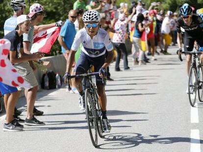 El ataque de Nairo Quintana en Alpe D&#039;Huez