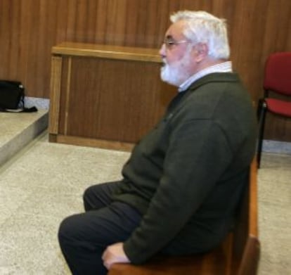 V&aacute;zquez en el juzgado de Pontevedra, en febrero de 2010. 