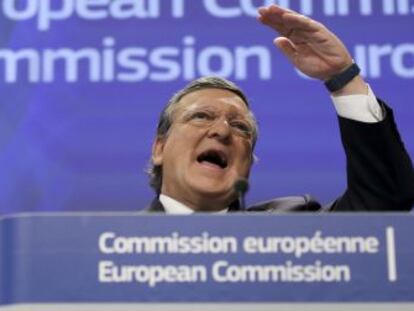 Jos&eacute; Manuel Barroso, este mi&eacute;rcoles, en Bruselas.