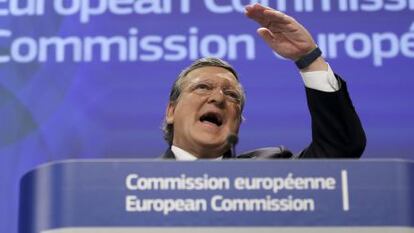 José Manuel Barroso na quarta-feira, em Bruxelas.