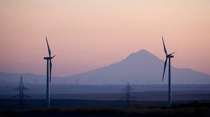 Parque e&oacute;lico de Iberdrola en la costa oeste de EE UU.