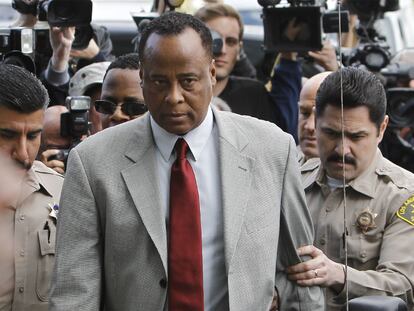 Conrad Murray, el sábado pasado, al llegar a la Corte Superior de California.