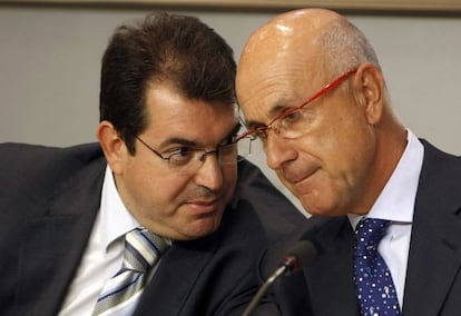 Josep Antoni Duran Lleida (izquierda) y Jordi Jané.