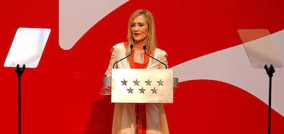 La presidenta de la Comunidad de Madrid, Cristina Cifuentes.