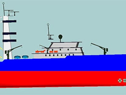Simulación de un buque de pesca de nuevo cuño, en el que trabaja el proyecto español BAIP 2020.