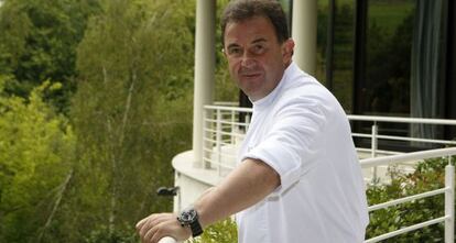 Martín Berasategi en su restaurante de Lasarte (Gipuzkoa).