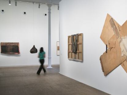 Un aspecto de la exposición Antoni Tàpies desde dentro.