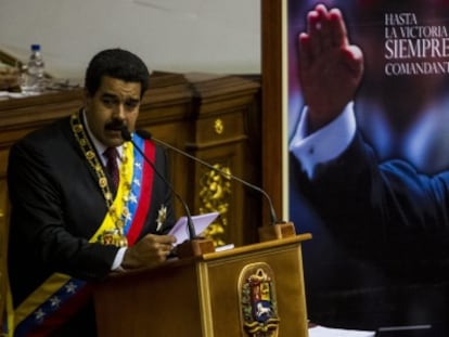 Maduro, em seu discurso anual na Assembleia.