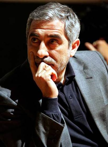 Gaspar Llamazares, en un acto en Barcelona.