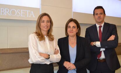 Nuria Arenas, Amparo Canillas y Enrique Hervás, nuevos socios de Broseta.