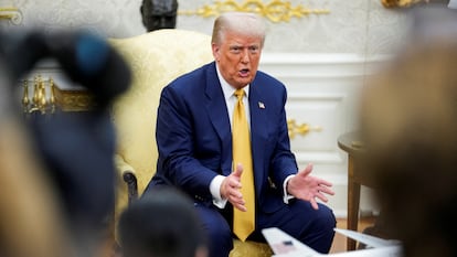 Donald Trump, este martes en la Casa Blanca.