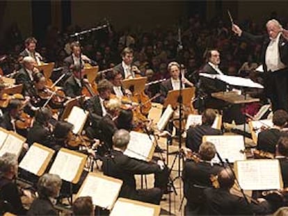 La Orquesta Beethoven de Bonn durante un concierto.