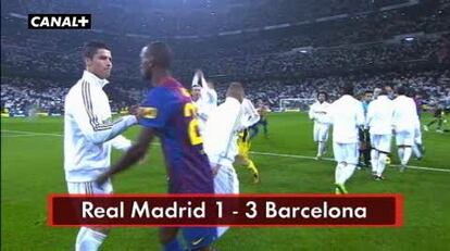 Real Madrid, 1 - F.C. Barcelona, 3