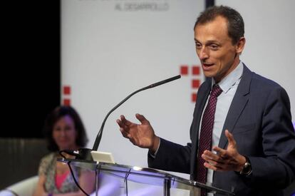 Duque durante su intervención en la clausura de la presentación de la decimocuarta edición del Informe CYD.