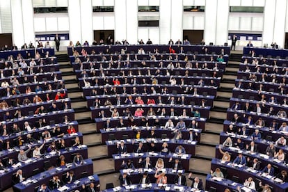 El ple del Parlament Europeu a Estrasburg.