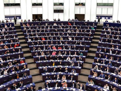 El ple del Parlament Europeu a Estrasburg.