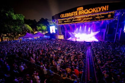 Escenario del BRIC Celebrate Brooklyn, en su edición de 2024.