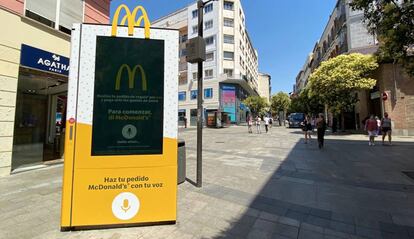 Pedidos de voz con McDonald's.