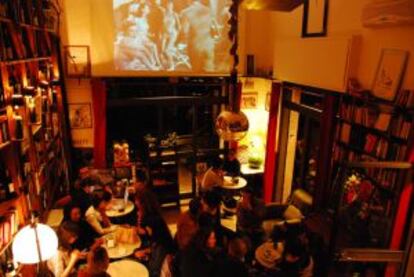 Bar y enoteca Il Tiaso, en el Pigneto (Roma).
