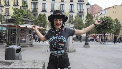 La periodista Noemí Casquet, a Madrid.