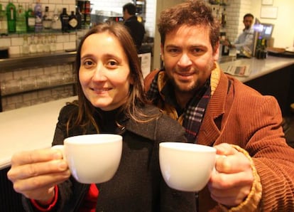 Albano Dante Fach&iacute;n y Marta Sibina.