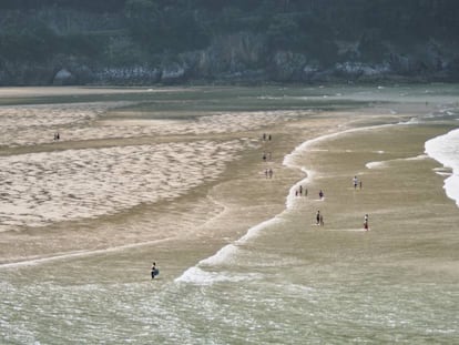 La playa de Oriñón, en la localidad cántabra de Castro Urdiales.