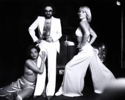 Giorgio Moroder en una foto de archivo de su época dorada.