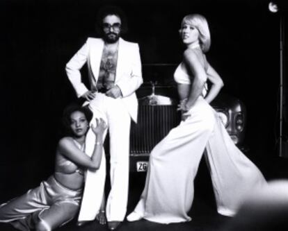 Giorgio Moroder en una foto de archivo de su época dorada.