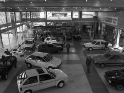 Imagen de un concesionario de venta de coches de las marcas Seat y Audi, en Madrid. EFE/Archivo