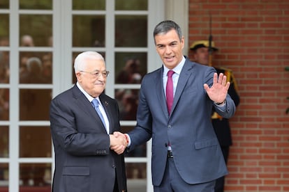 Sánchez y el presidente palestino condenan a Israel y exigen el fin de la guerra en Gaza