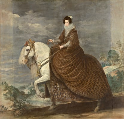 'Isabel de Borbón, a caballo', de Diego de Velázquez.