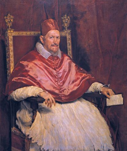 'Retrato del papa Inocencio X', de Diego Velázquez (1650).