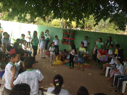 Escola em Brejo Santo, no Cear&aacute;. 