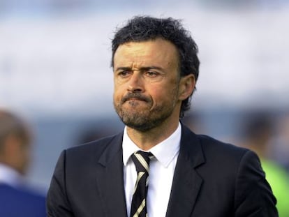 Luis Enrique, entrenador del Barcelona.