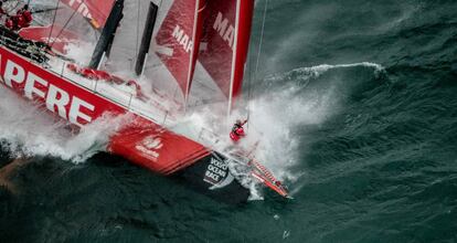 El MAPFRE durante la Round the Britain Race el 2 de agosto.