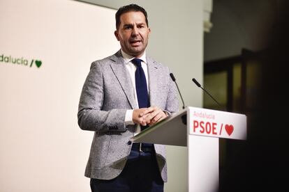 El secretario de Organización del PSOE-A, Noel López, en una foto de archivo.