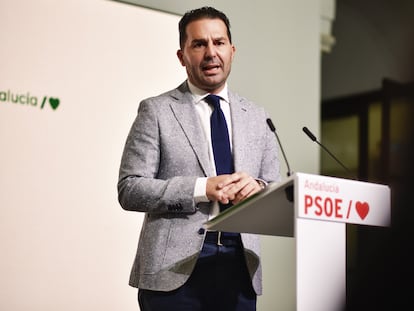 El secretario de Organización del PSOE-A, Noel López, en una foto de archivo.