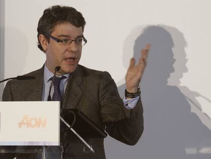 El ministro de Energ&iacute;a, Turismo y Agenda Digital, &Aacute;lvaro Nadal, durante su intervenci&oacute;n en las jornadas Spain Investors Days.