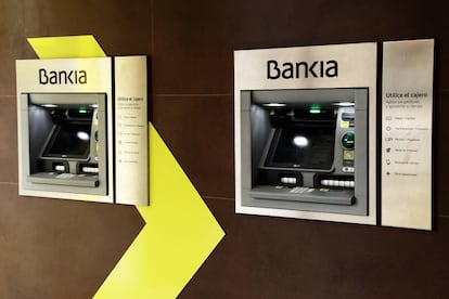 Cajeros automáticos de Bankia.