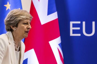 La Primera Ministra Británica, Theresa May.