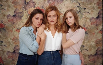 Las actrices de 'Les tres germanes', de Chéjov, dirigida por Manrique.