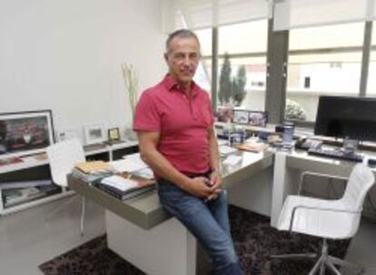 Constan Hernández, fundador de Hoss Intropia, en su despacho en la sede de la empresa en Madrid.