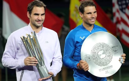 Roger Federer y Rafa Nadal.