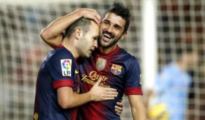 Iniesta y Villa.