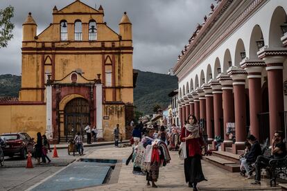 Vista del centro de la ciudad San Cristóbal de las Casas.